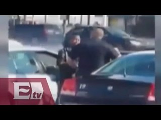 Quería alimentar a sus hijos: policía regala a mujer la comida que intentó robar