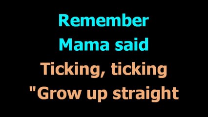 Ticking -  Elton John -  Karaoke -  Lyrics
