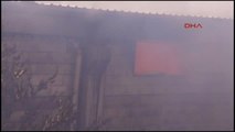 Gaziantep'te Iplik Fabrikasında Yangın Çıktı, Yakın Evler Boşaltıldı