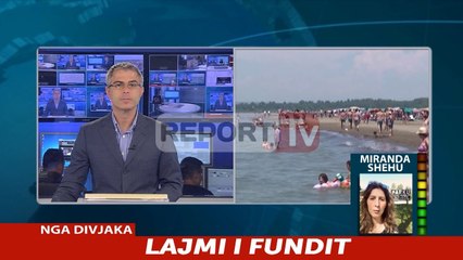 Report TV - Divjakë, dy kushërirat e mitura i rrëmben dallga, njëra mbytet