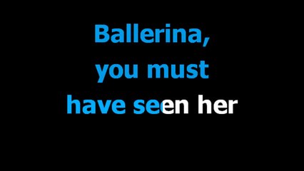 Tiny dancer  - Elton John  - Karaoke  - Lyrics