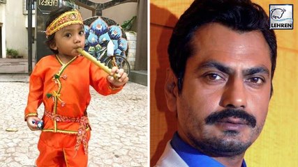 Nawazuddin Siddiqui's Son Dressed Like Lord Krishna On The Event Of Janamashtami