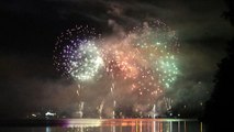 Le bouquet final du show pyrotechnique de Gérardmer