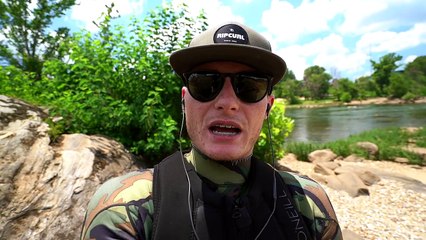 02.Found Lost Waterproof Camera, Knife and Ray-Bans Underwater in River! (Freediving)