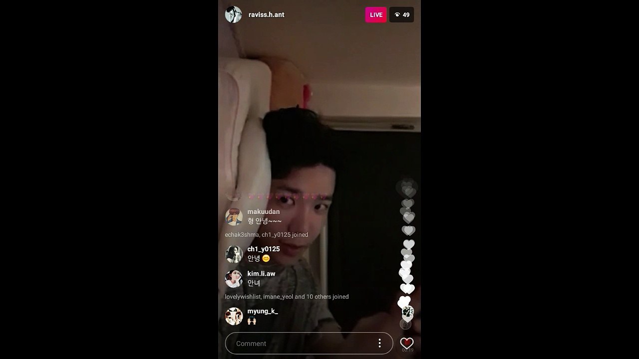 170813 Myunghan Instalive