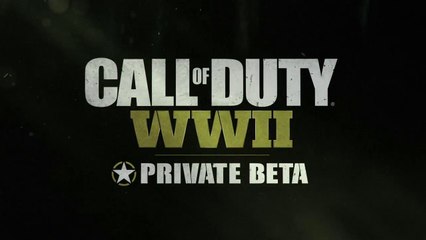 Call of Duty : WWII - Trailer de la bêta privée du multijoueur