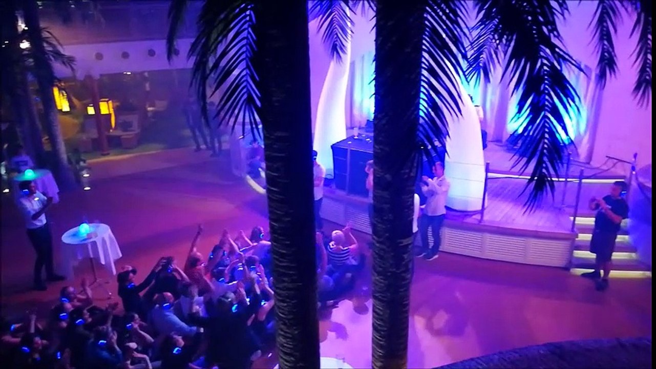 Silent Party - auf der AIDA PRIMA im Beach Club