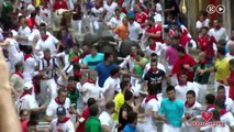 Los Toros de Miura baten el récord de velocidad en el último encierro | España