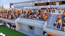 Oregon State head coach Gary Andersen tours Reser Stadium renovations