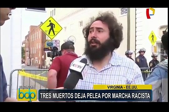 EEUU: capturan a sujeto que provocó atropello en Charlottesville