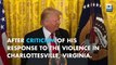 Trump condemns 'evil racism' in Charlottesville