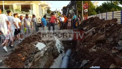 Report TV - Përfundon puna për zëvendësimin e tubacionit të ujrave të zeza