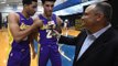 Fellow Lakers rookie hijacks Lonzo Ball interview to talk shoes