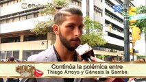 Continúa batalla legal entre La Samba y Thiago, ella se pronuncia sobre supuesta testigo