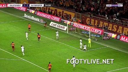 Younès Belhanda Goal HD - Galatasaray 2-1 Kayserispor 14.08.2017 HD