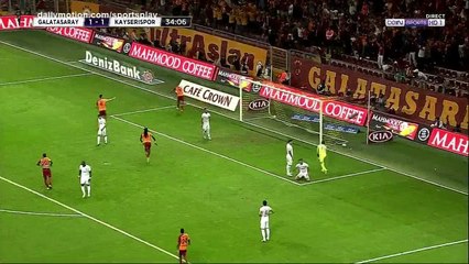 Younes Belhanda Goal HD - Galatasaray 2 - 1 Kayserispor - 14.08.2017 (Full Replay)