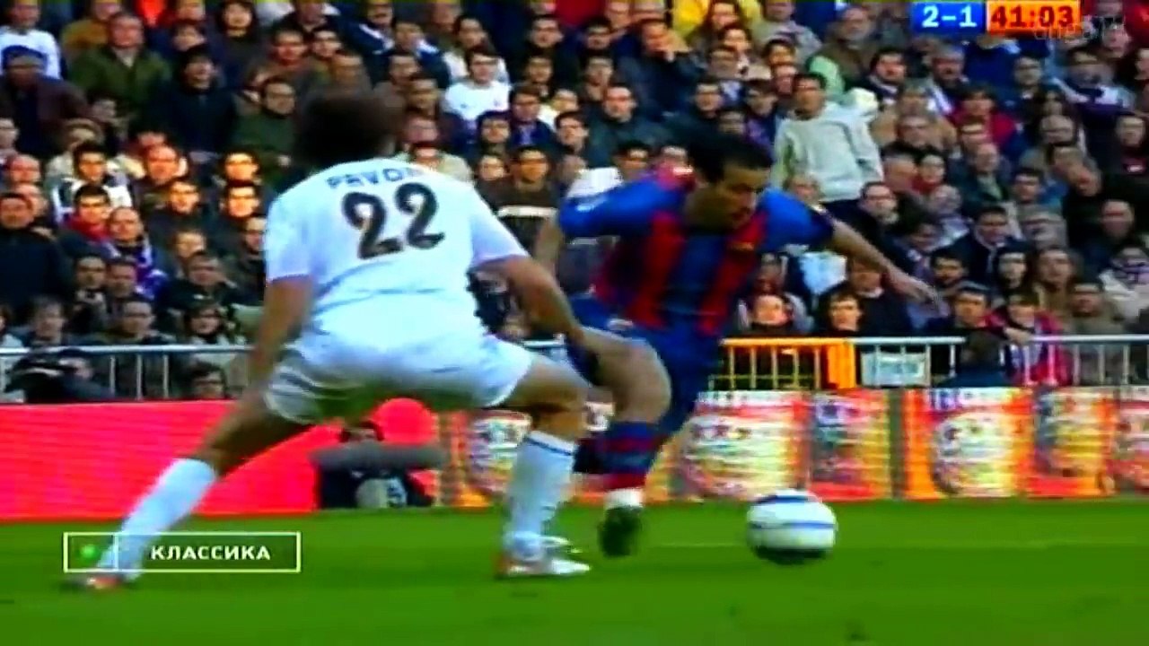 Real Madrid vs FC Barcelona 4 2 La Liga 2004/2005 All Goals & Full Highlights