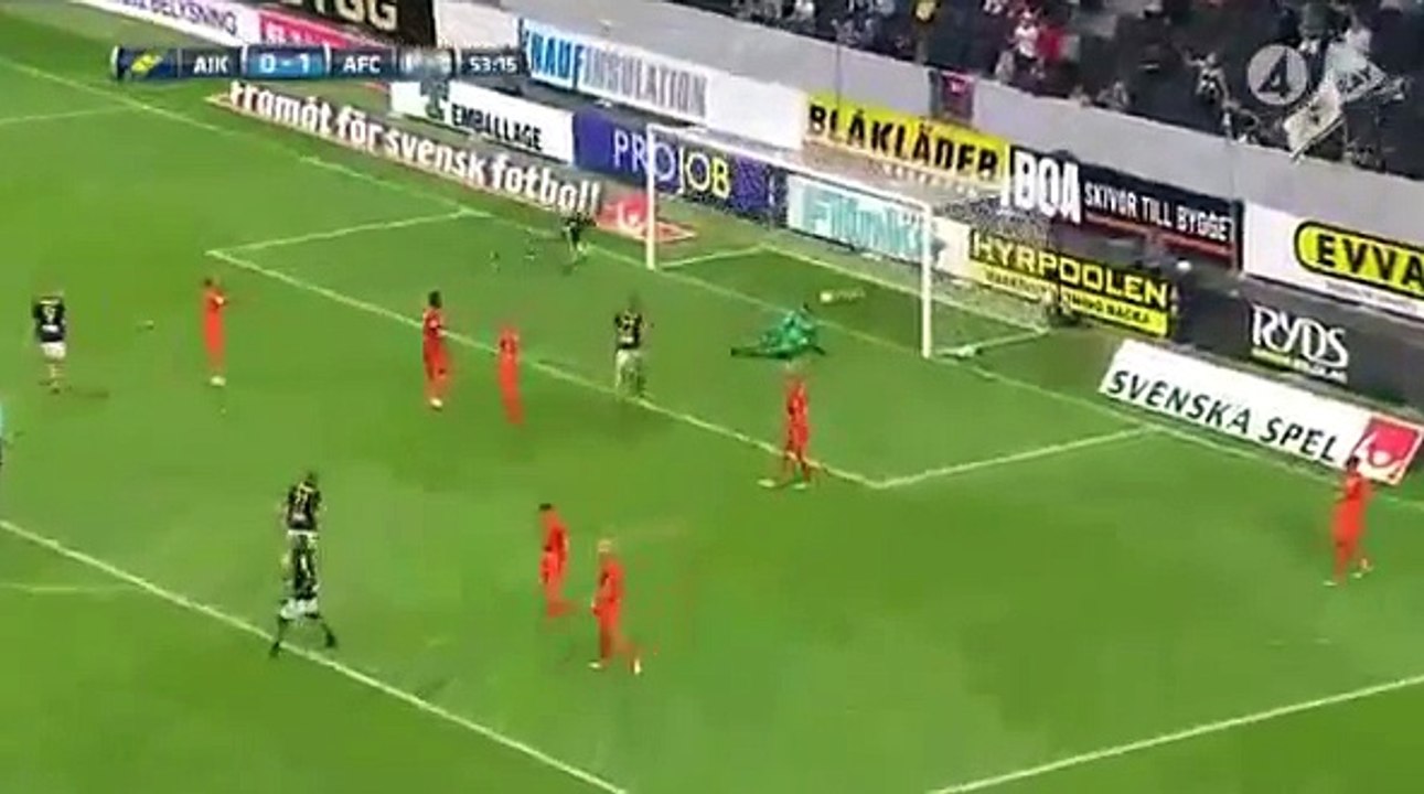 AIK 1:1 Eskilstuna City (Swedish Allsvenskan. 13 August 2017)