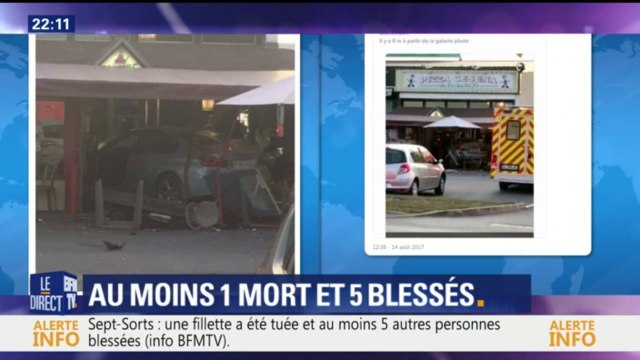 Voiture-bélier à Sept-Sorts: Tous les gens en terrasse ont été fauchés , raconte une témoin
