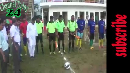 Giving a kick to football, the chaat turned upside down.