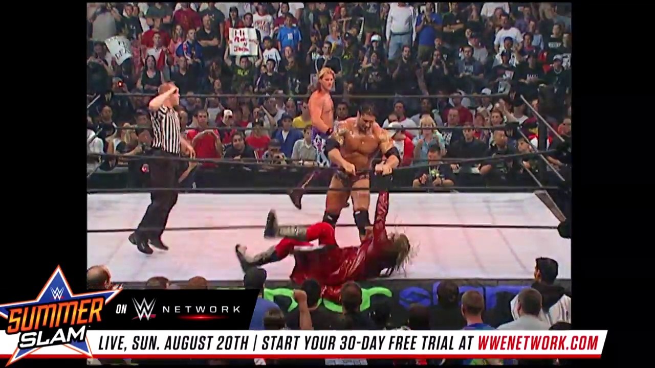 Edge vs. Chris Jericho vs. Batista - Intercontinental Title Match- SummerSlam-USA SPORTS SEO