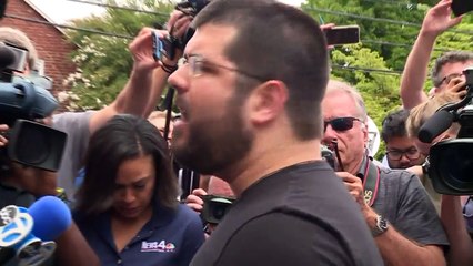 Tempers Flare Outside Hearing For Charlottesville Murder Suspect