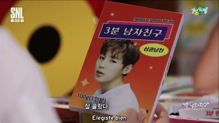 [SUB ESPAÑOL] WANNA ONE SNL HA SUNGWOON 3 MINUTES BOYFRIEND
