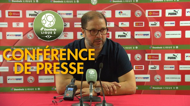 Conférence de presse Nîmes Olympique - AS Nancy Lorraine (0-0) : Bernard BLAQUART (NIMES) - (ASNL) - 2017/2018