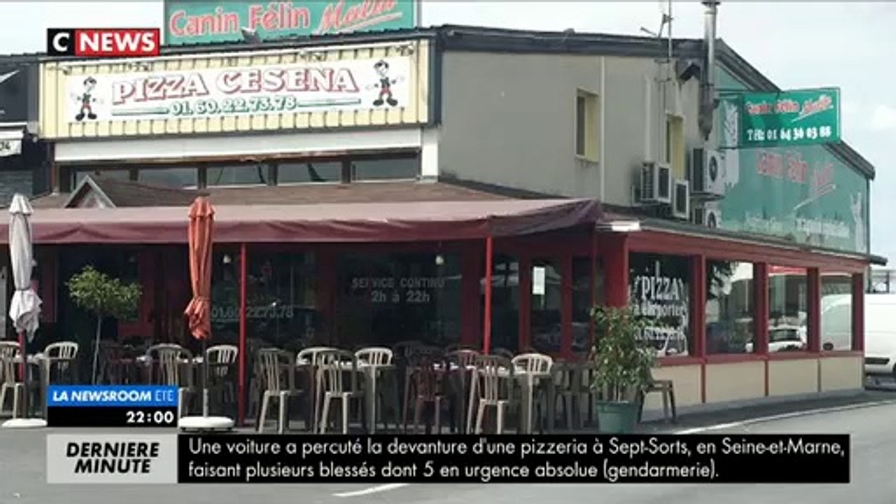 Seine-et-Marne: une voiture fonce intentionnellement dans une pizzeria