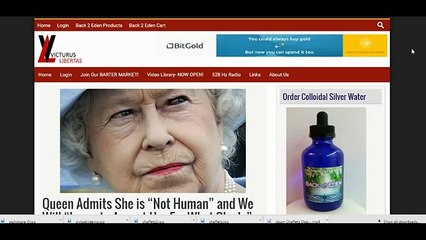 Queen Admits She Is “Not Human” Published On Royal Website Screen Capture Before Taken Dow