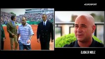 Andre Agassi Interview with Mats Wilander RG 2017 (HD)