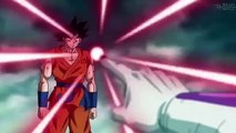 Dragon Ball Super Goku transforms into Super Saiyan Blue (SSGSS)