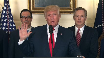 Trump pide investigar si China viola la propiedad intelectual