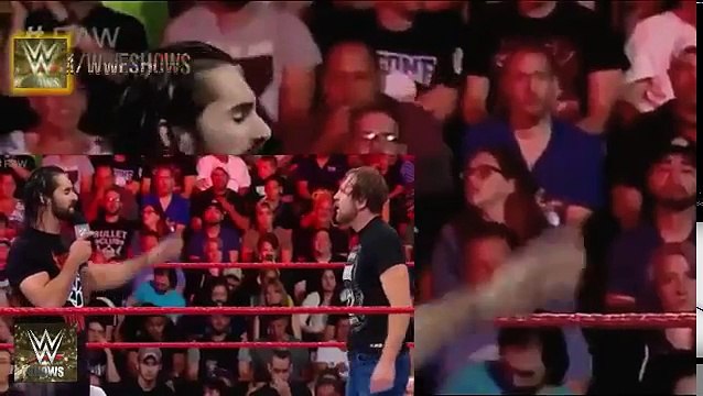 The Shield brothers Dean Ambrose & Seth Rollins Reunites WWE RAW 8-14-2017