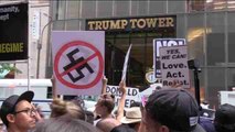 Trump visita Nueva York entre protestas y grandes medidas de seguridad