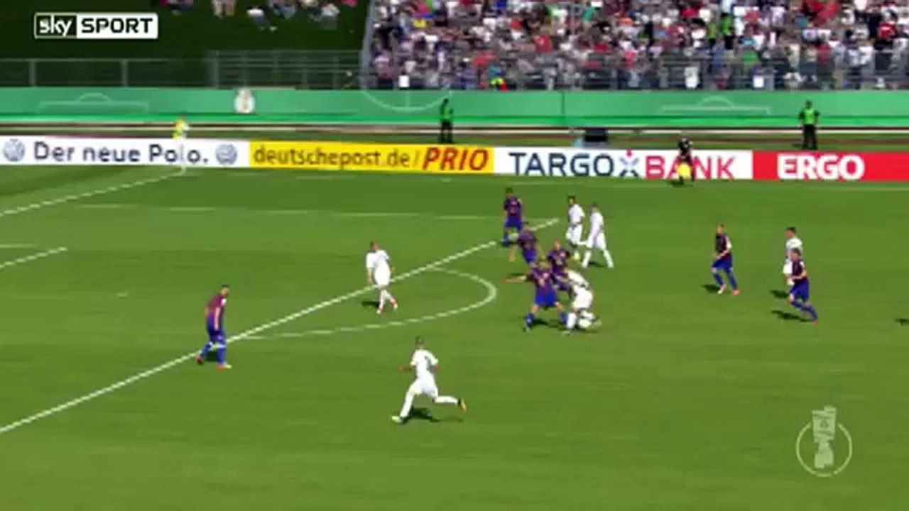 Bonner 1:2 Hanover ( German DFB Pokal 13 August 2017)