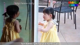Cute Twins Baby Playing - Funny Babies Videos 2017