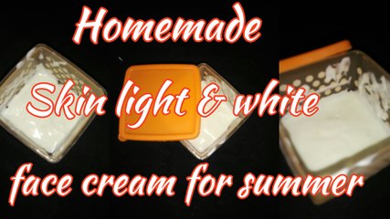 Diy skin light & white face cream