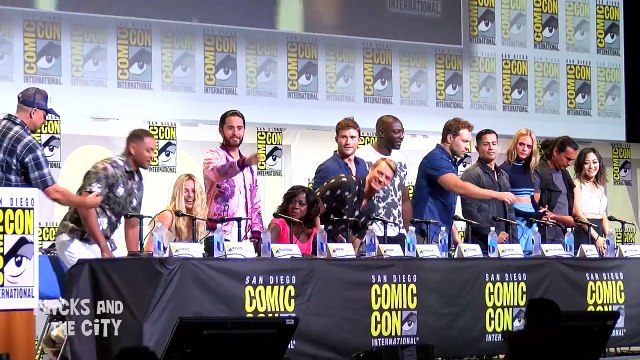 SUICIDE SQUAD Comic Con Panel Margot Robbie, Will Smith, Jared Leto