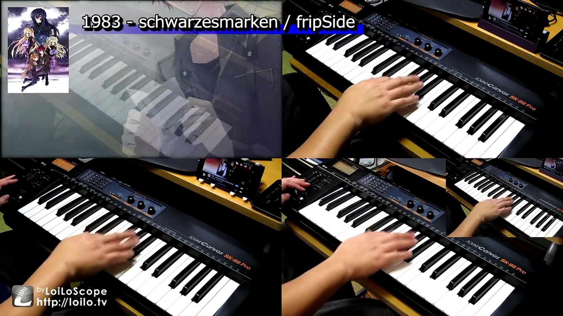 19 Schwarzesmarken Fripside 主旋律 Key 耳コピー 片手演奏 シュヴァルツェスマーケン 紅血の紋章 メインテーマ Video Dailymotion