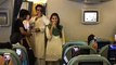 Momina Mustehsan Singing in airplane at Pakistan's independence day in PIA mid air