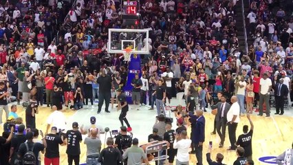 Ice Cube beats LaVar Ball at BIG3 4-point challenge