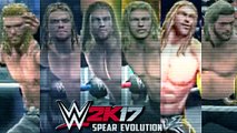 WWE 2K17 Edge Spear Evolution! ( WrestleMania XIX to WWE 2K17 )