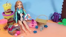 Una y una en un tiene una un en y Ana la Sí en congelado plastilina jugar Portugués Playa ♛ novela barbie va doh modelar