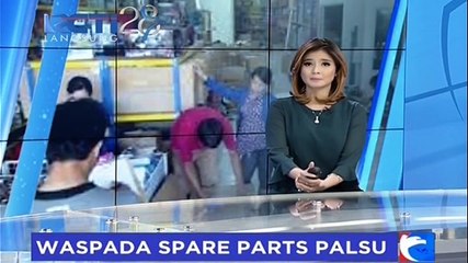 Gudang Onderdil Palsu di Palembang Digerebek