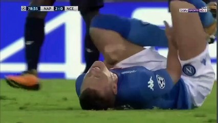 Nice Double Red Card - Napoli vs Nice 2-0 - 16.08.2017