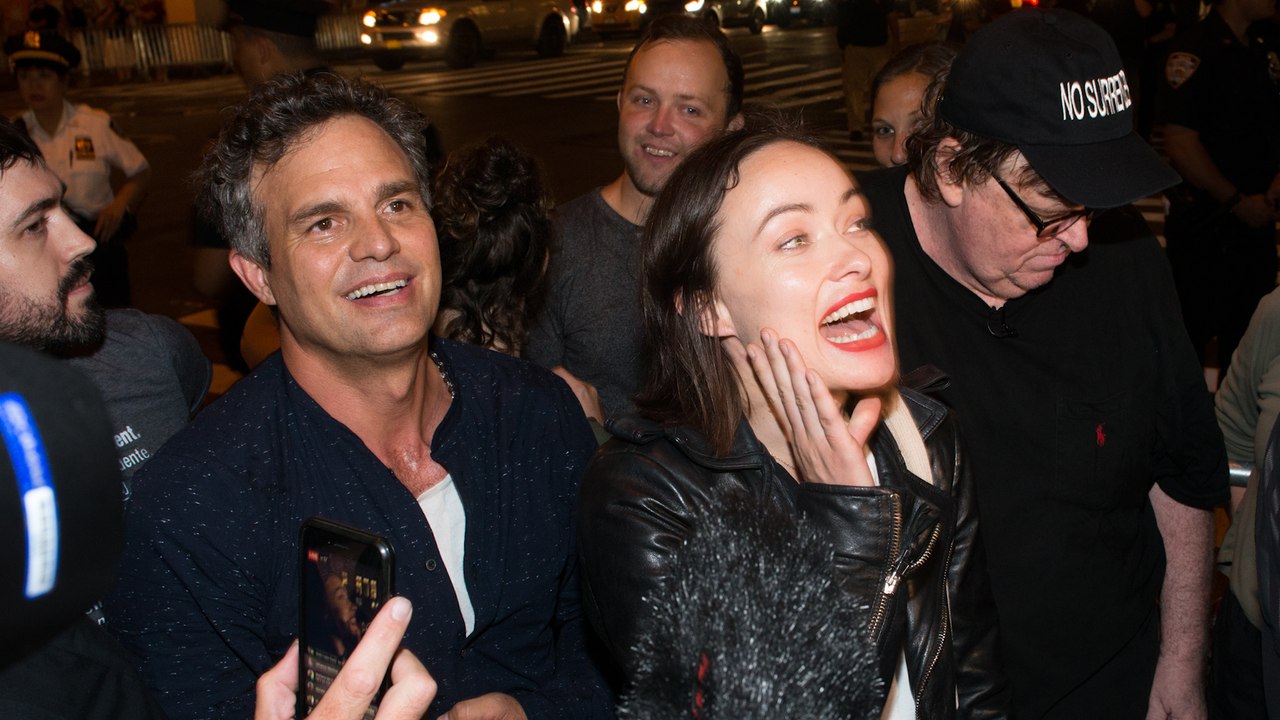 Mark Ruffalo, Olivia Wilde, and more celebs led a powerful protest at Trump Tower
