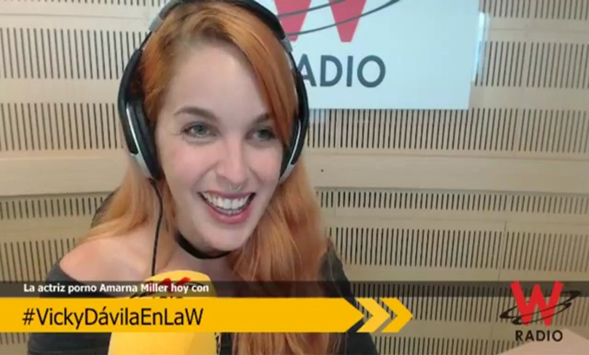 Amarna Miller en W Radio Colombia con Vicky Dávila (16-08-2017)