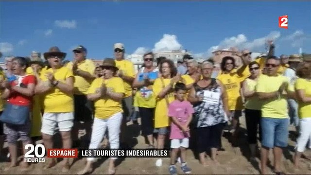 Espagne : Des milliers d'espagnols manifestent contre... les touristes avec parfois des scènes violentes ! Regardez