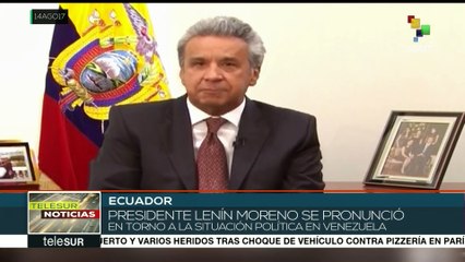 Ecuador: Lenín Moreno rechaza injerencia de EE.UU. en Venezuela